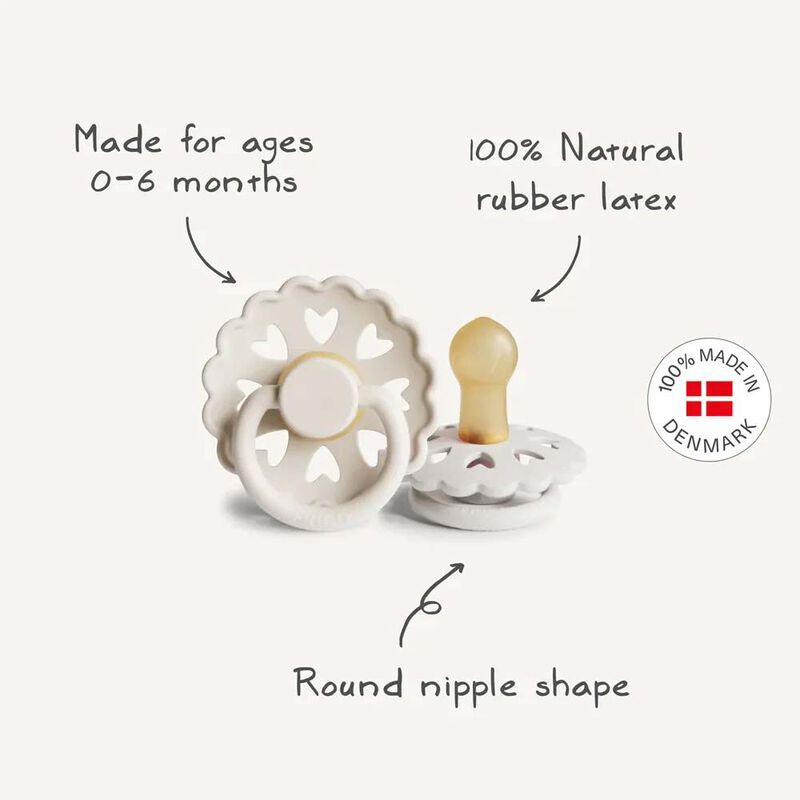 FRIGG 4-Pack Pacifiers - Latex Size 1 image number 2